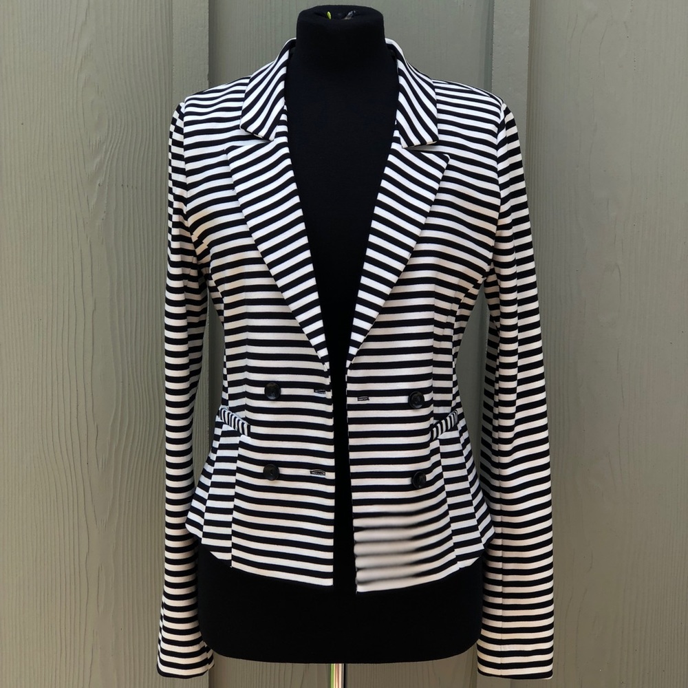 Black & White Stripped Blazer